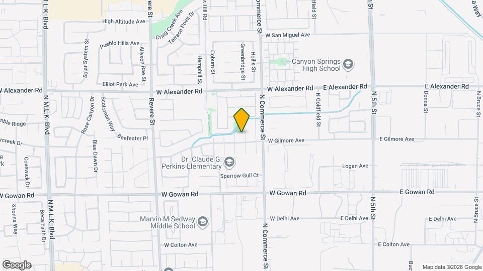 3813 Sorrowing Sparrow Ct Map and Location Details