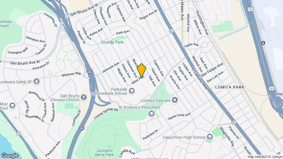 1431 Niles Ave Map and Location Details