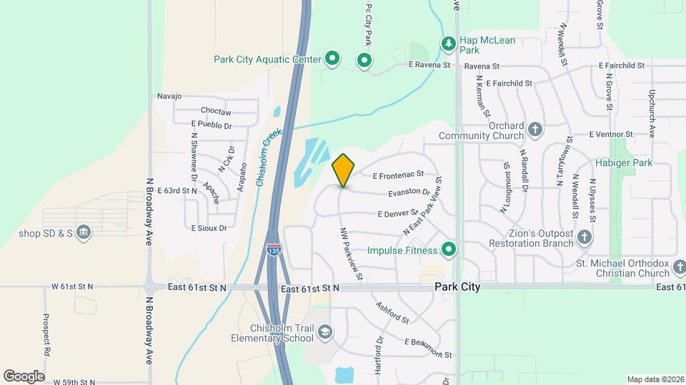 6434 NW Parkview St Map and Location Details