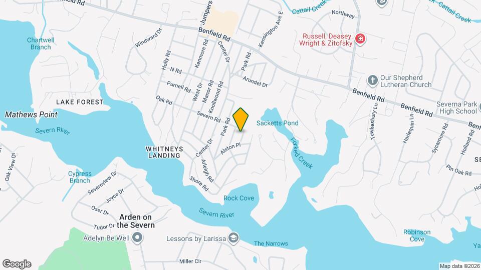 618 Cypress Ln Map and Location Details