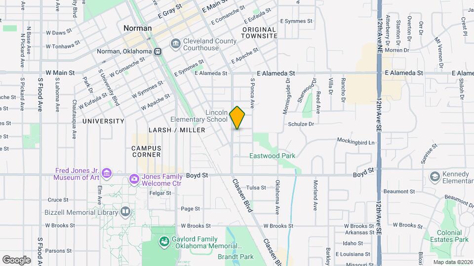 1005 Classen Blvd Map and Location Details