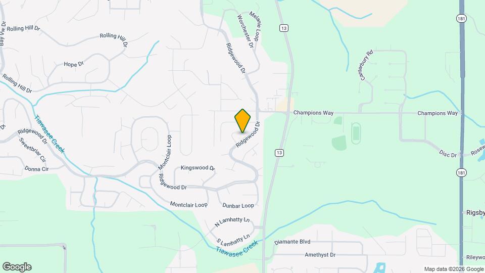 459 Ridgewood Dr Map and Location Details