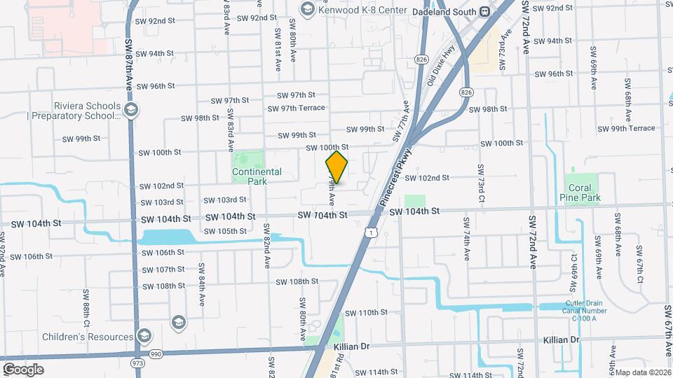 7867 SW 102nd Ln Map and Location Details