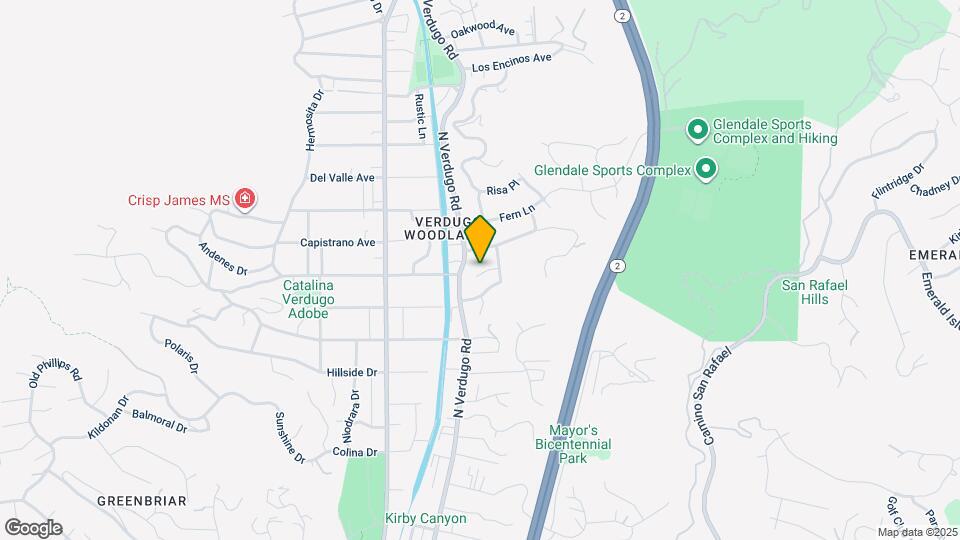 1811 Coro Terrace Mapa y Detalles de la Ubicación