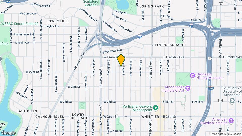 2114 Grand Ave S, Unit Large dulex with a pond. Map and Location Details