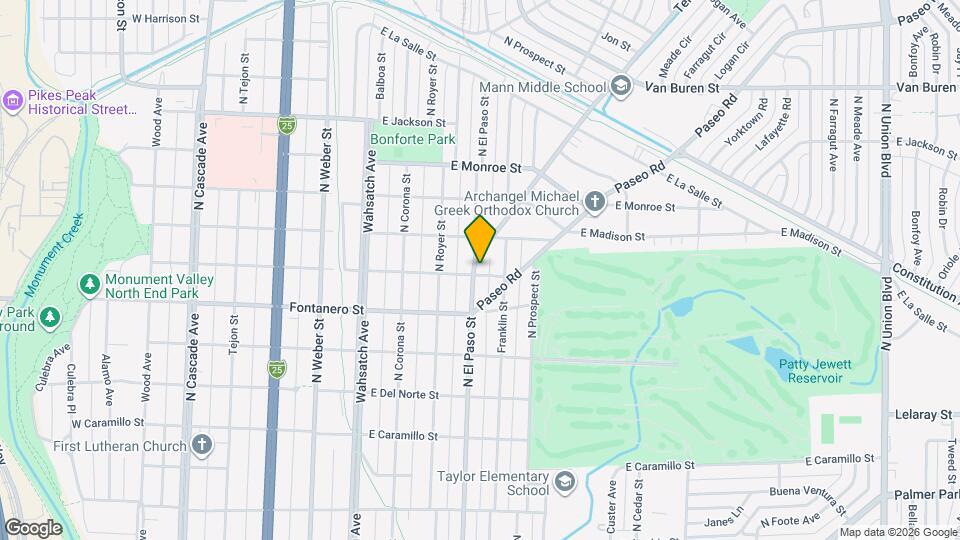 2003 N El Paso St Map and Location Details