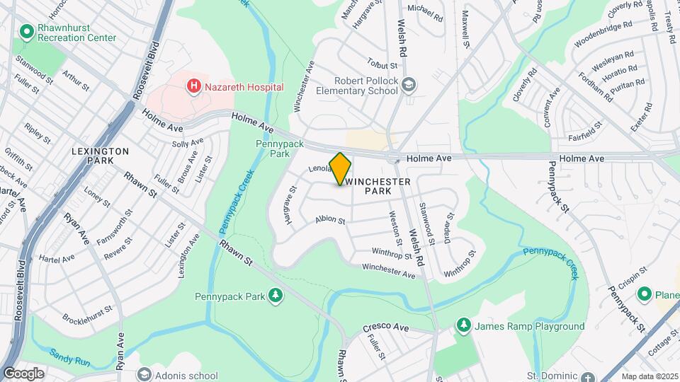 8027 Narvon St Map and Location Details