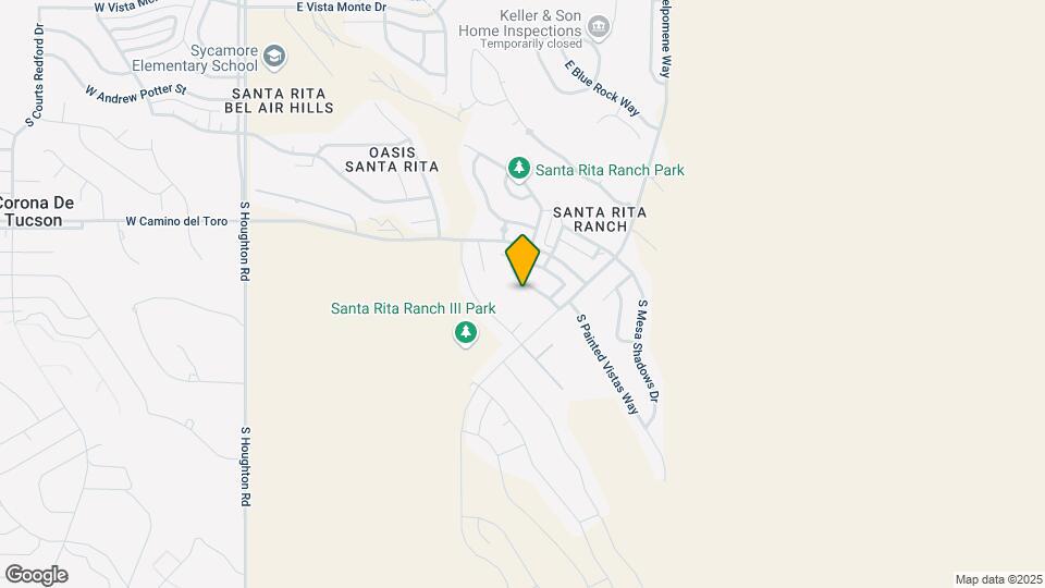 10854 E New Rock Ridge Dr Map and Location Details