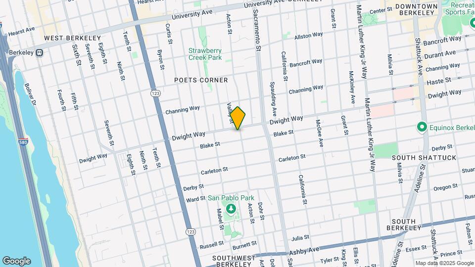2508 Acton St Map and Location Details