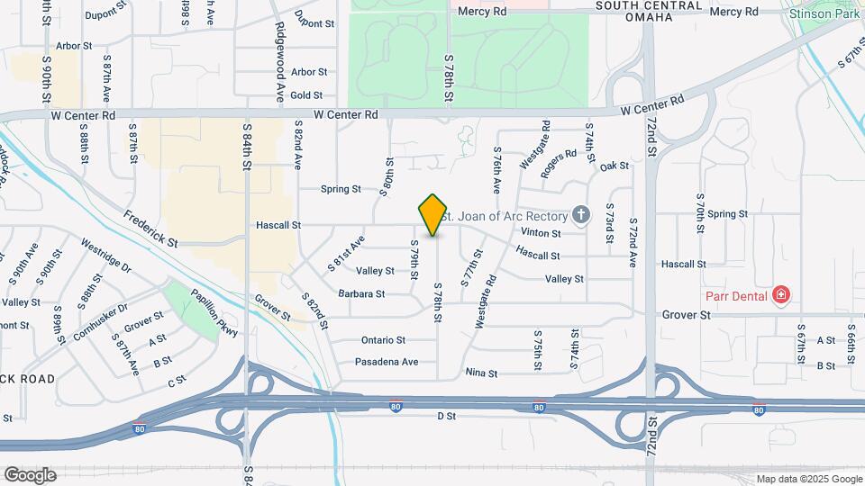 3322 S 78th St Map and Location Details