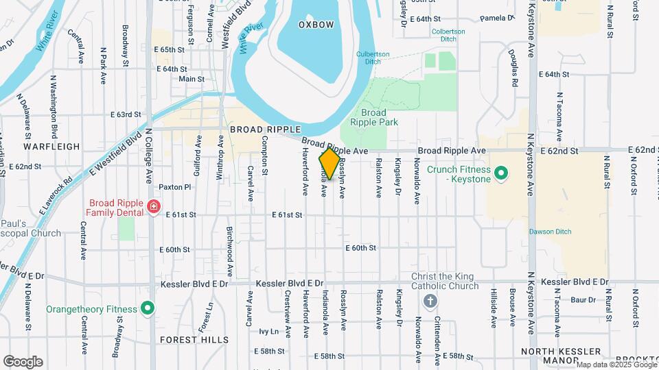 6147 Indianola Avenue, Unit 1 Map and Location Details