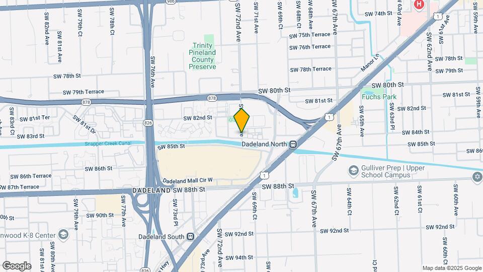 8390 SW 72nd Ave Map and Location Details