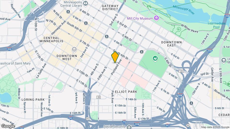 521 S 7th St, Unit B Map and Location Details