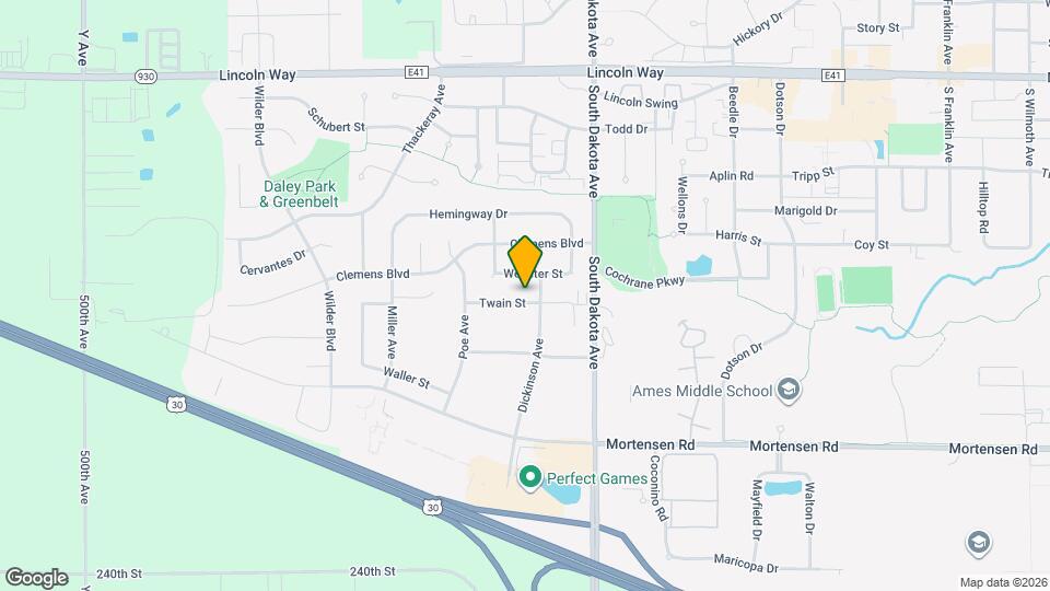 4613 Twain St, Unit 4613 Map and Location Details