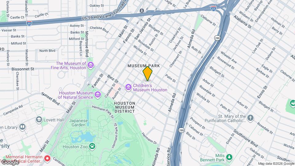 1613 Prospect St Map and Location Details