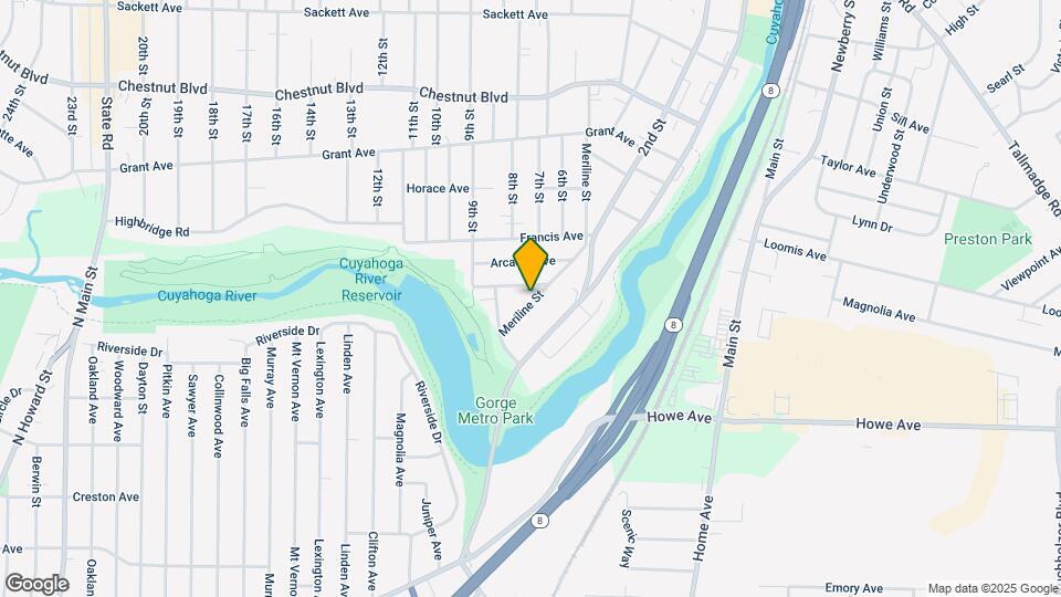 1338 Meriline St Mapa y Detalles de la Ubicación