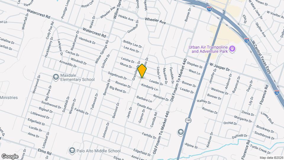 1526 Leader Dr Map and Location Details