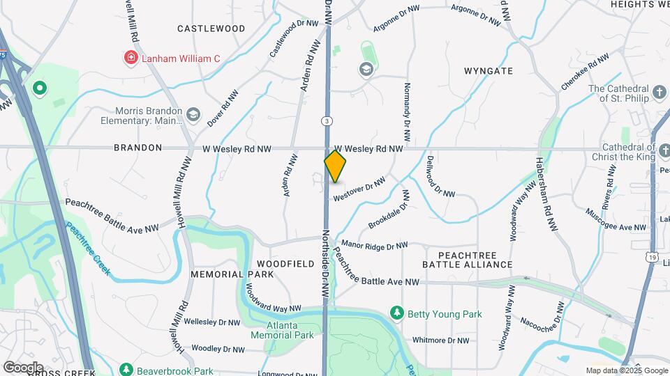 2631 Northside Dr NW Map and Location Details