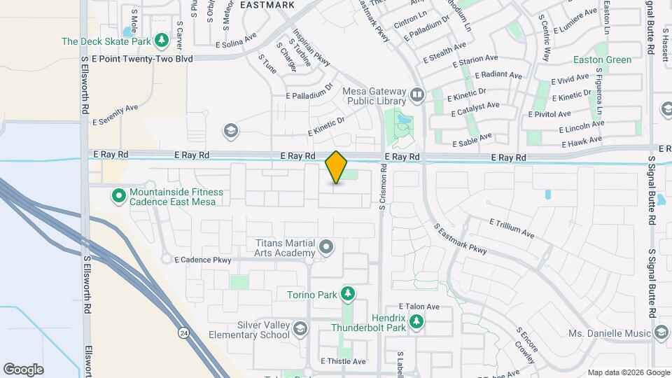 9854 E Tungsten Dr Map and Location Details