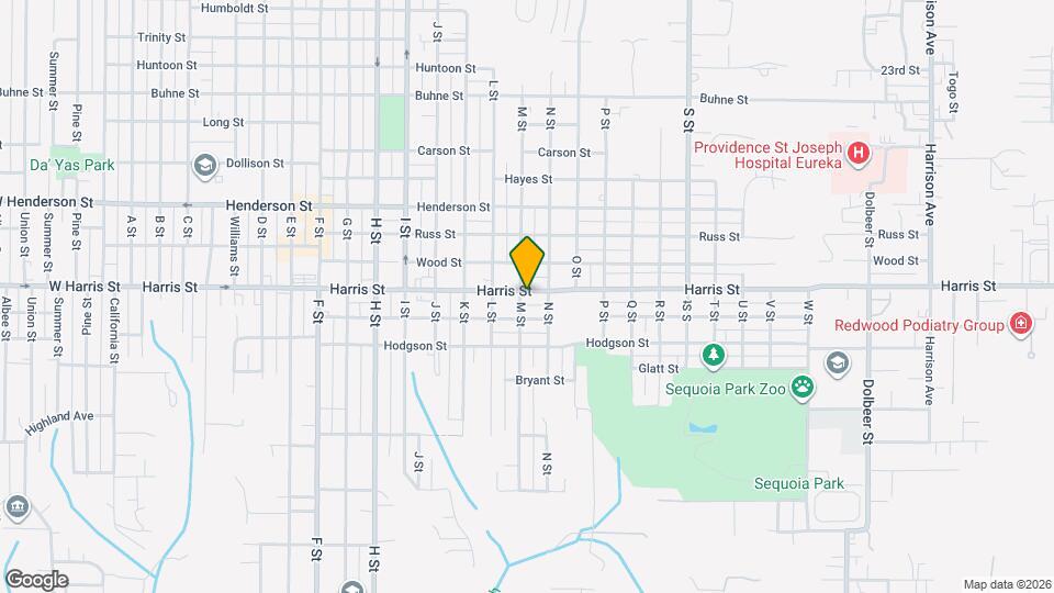 1210 Harris St Map and Location Details