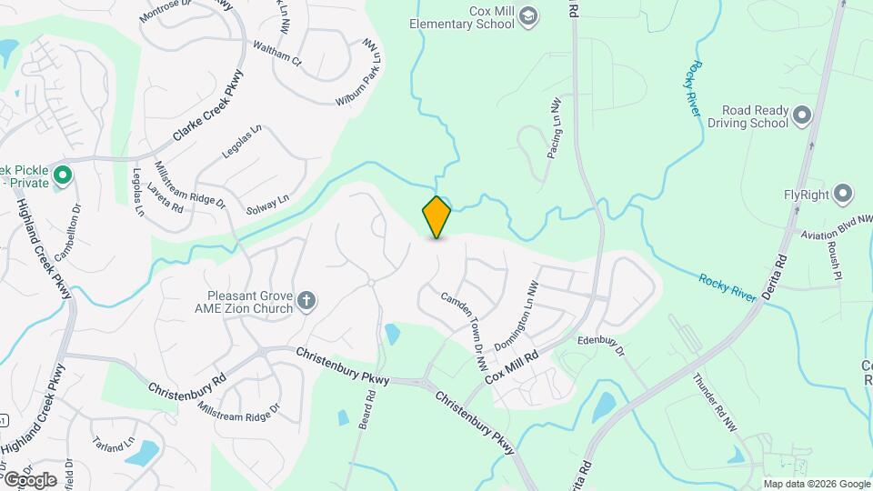 9696 Ashley Green Ct NW Map and Location Details