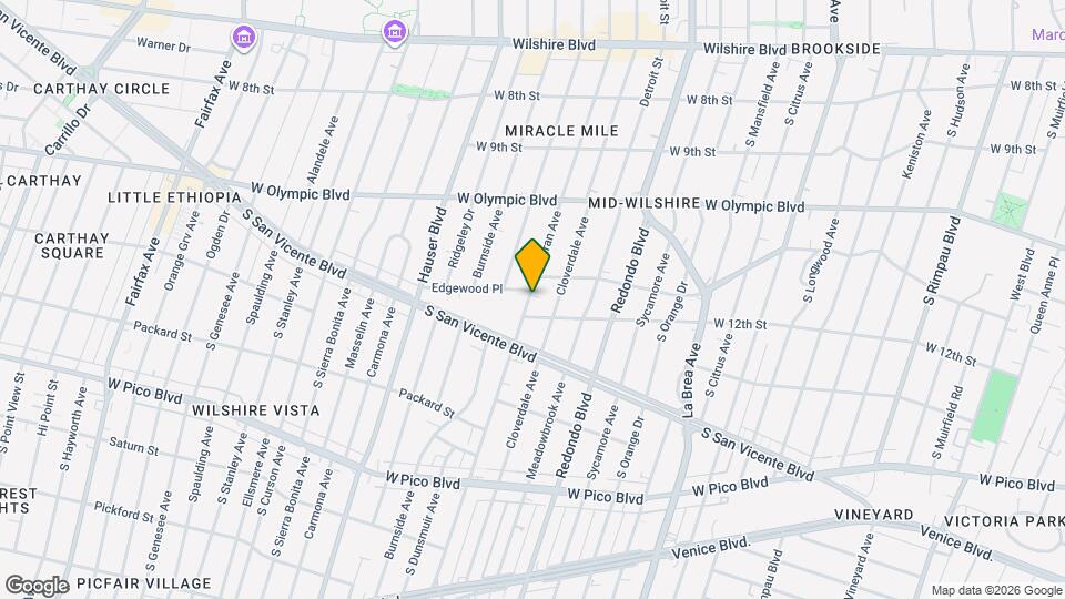 1154 Cochran Ave Map and Location Details