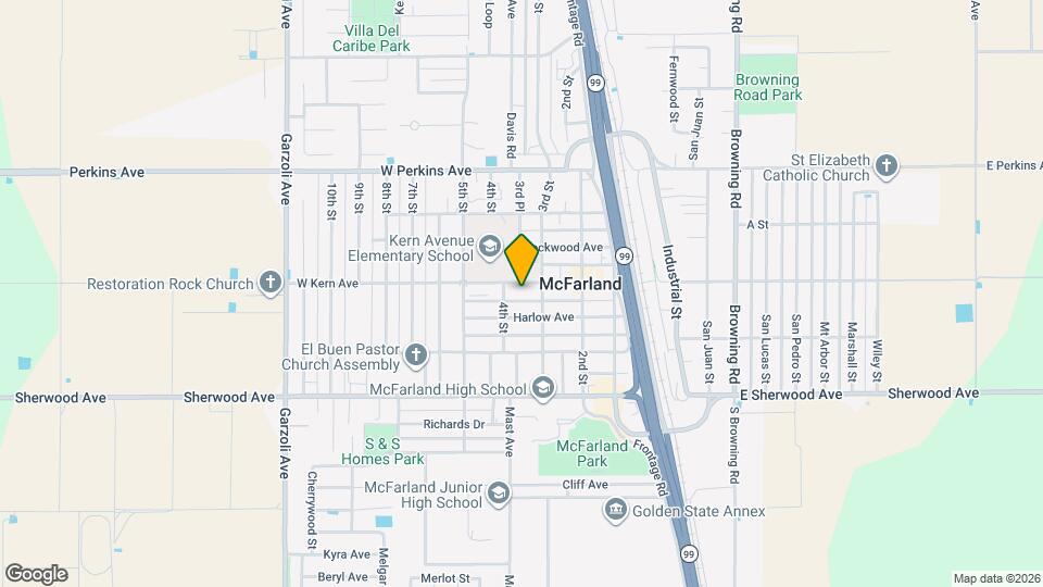 339 W Kern Ave Map and Location Details