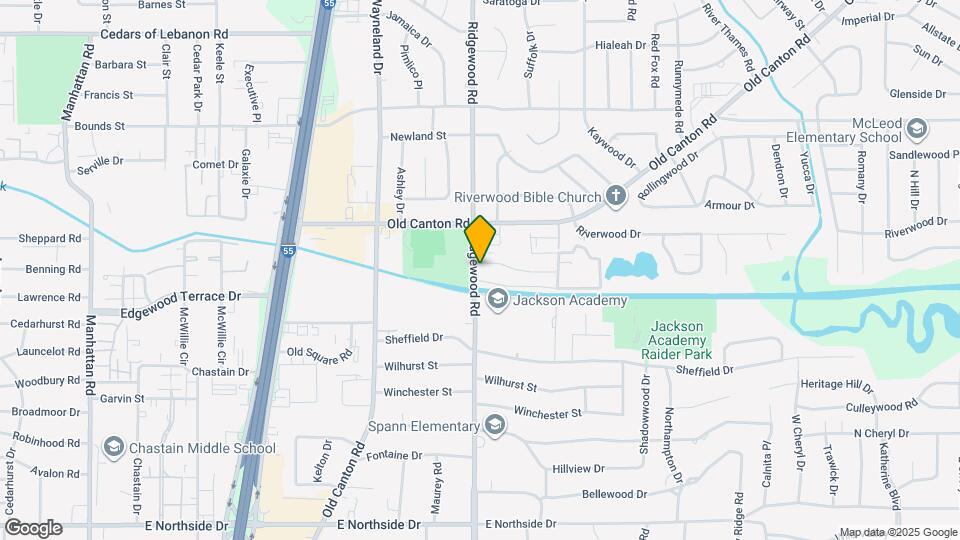 5000 Ridgewood Rd Map and Location Details