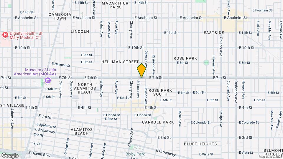 2120 E 7th St Map and Location Details