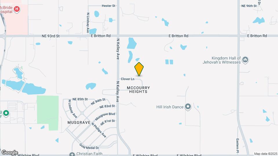 1017 Clover Ln Map and Location Details