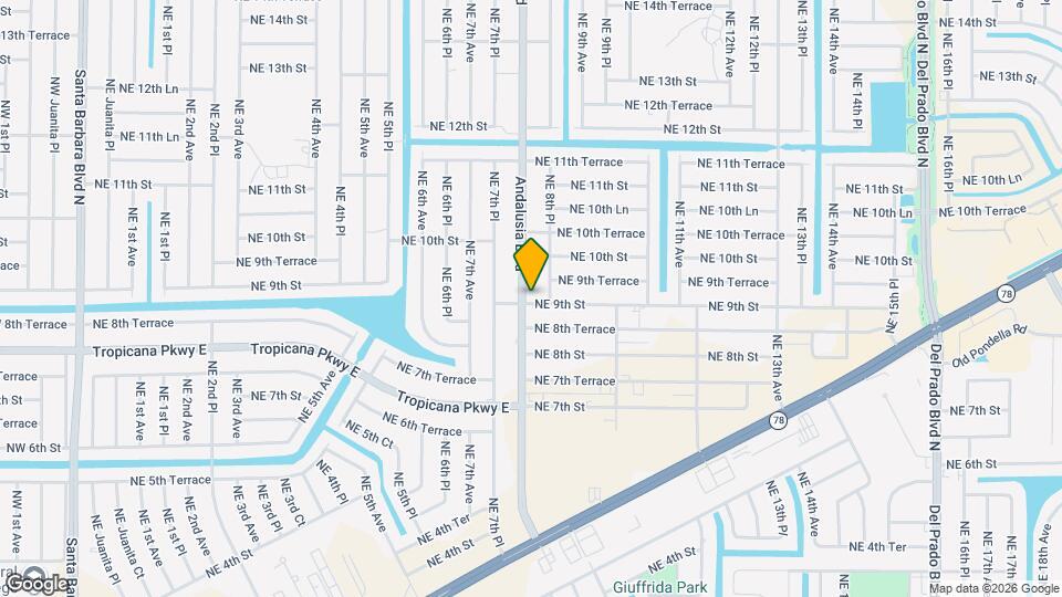 903 Andalusia Blvd Map and Location Details