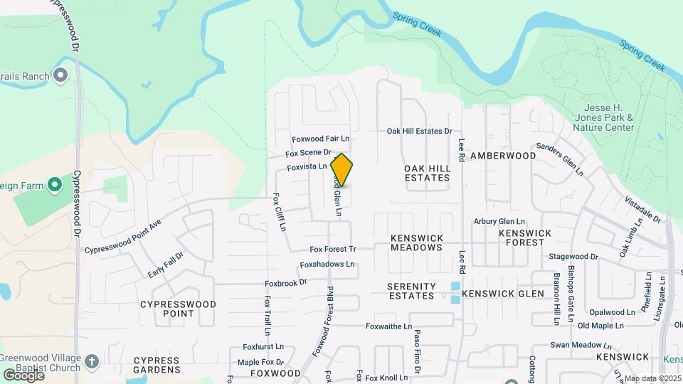 20906 Foxwood Glen Ln Map and Location Details