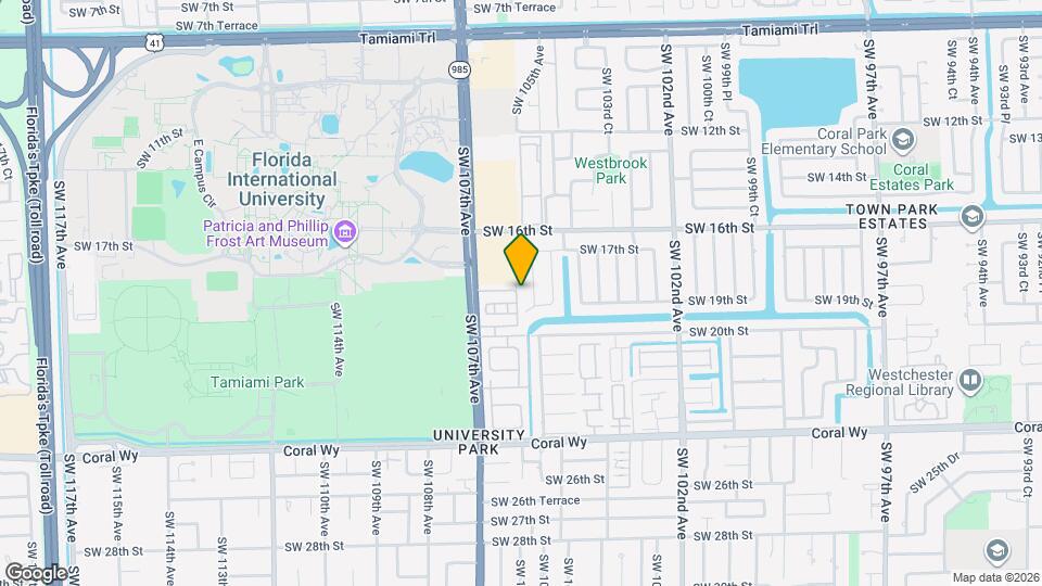 1813 SW 107th Ave Map and Location Details