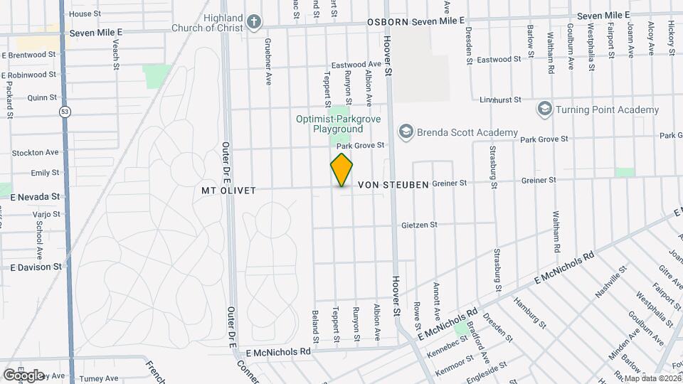 11376 Greiner St Map and Location Details
