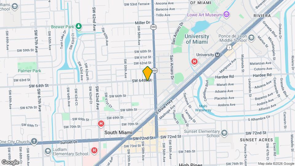 6410 SW 57th Ct Map and Location Details