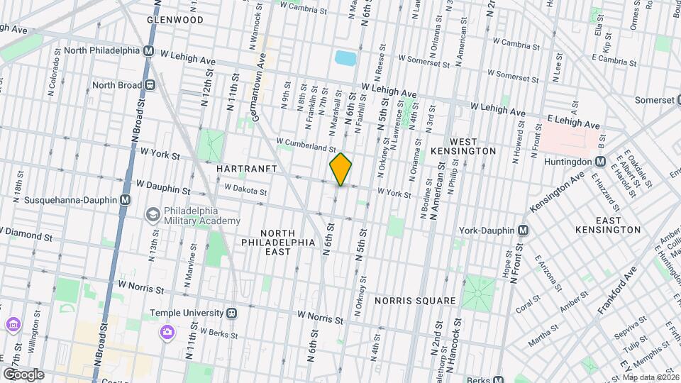 2347 N 6th St, Unit A Map and Location Details