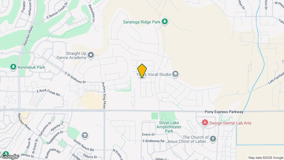 1788 W Fall Brook Dr Map and Location Details