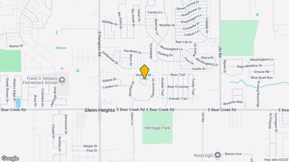1512 Manitoba Ln Map and Location Details