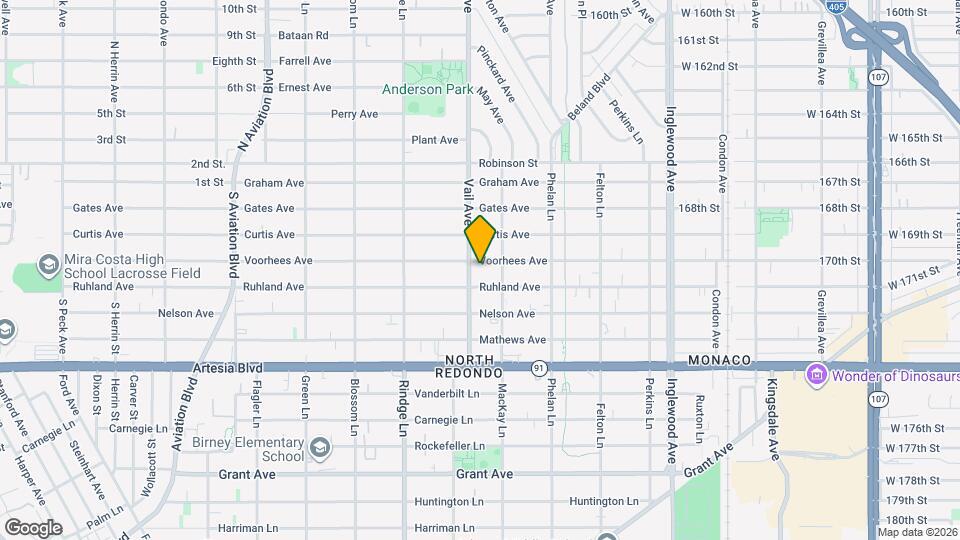 2304 Voorhees Ave, Unit A Map and Location Details