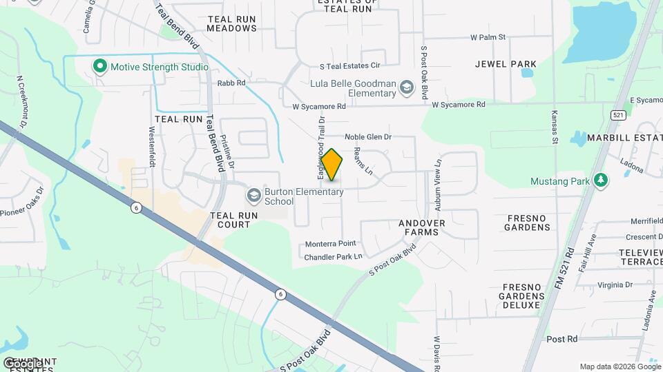 1410 Hunter Green Ln Mapa y Detalles de la Ubicación