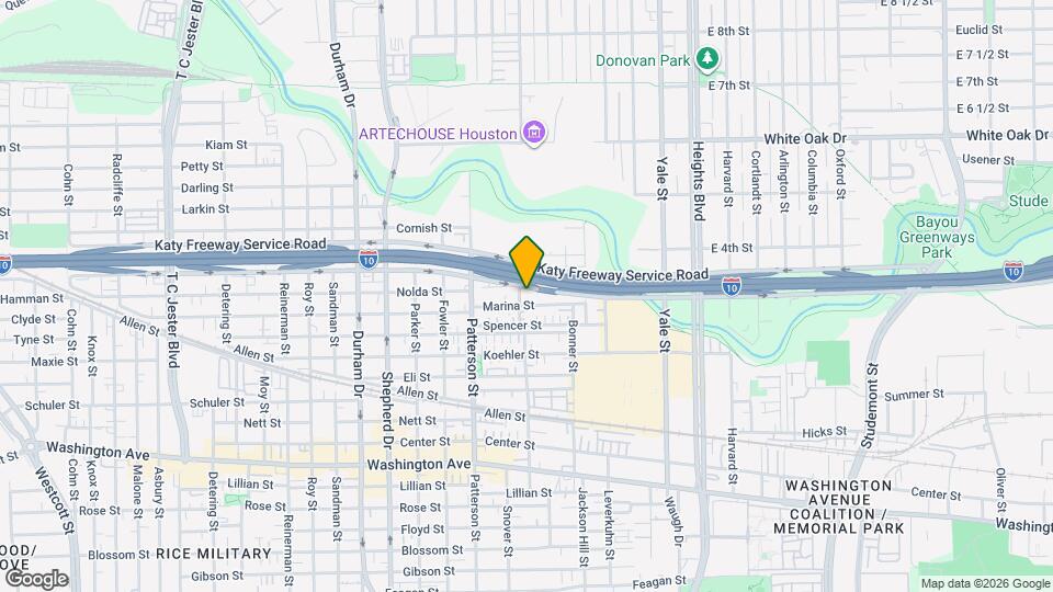 1814 Thompson St Map and Location Details