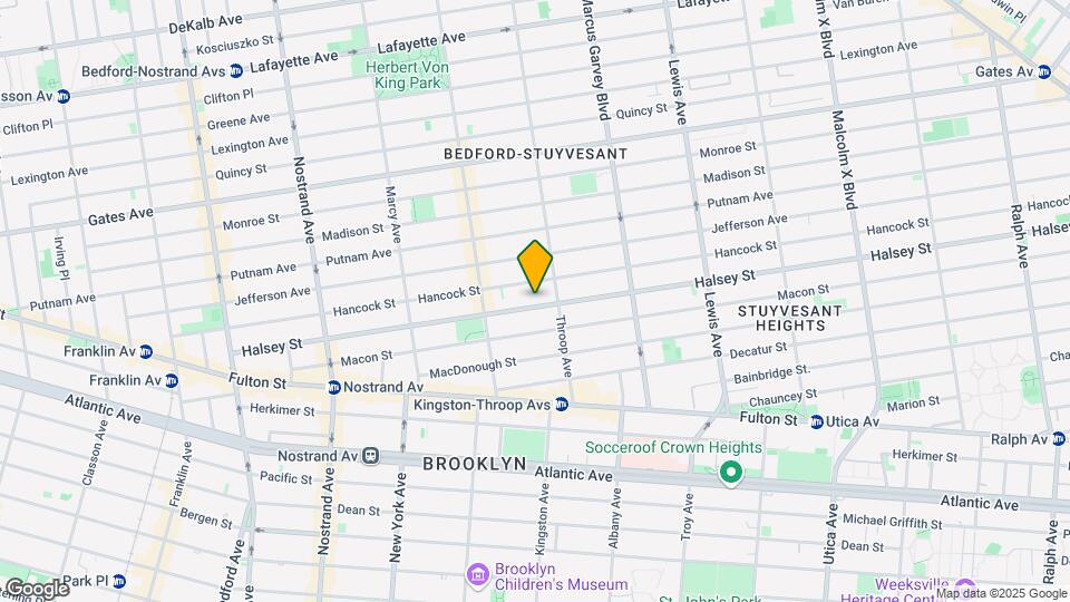 281 A Halsey St Mapa y Detalles de la Ubicación
