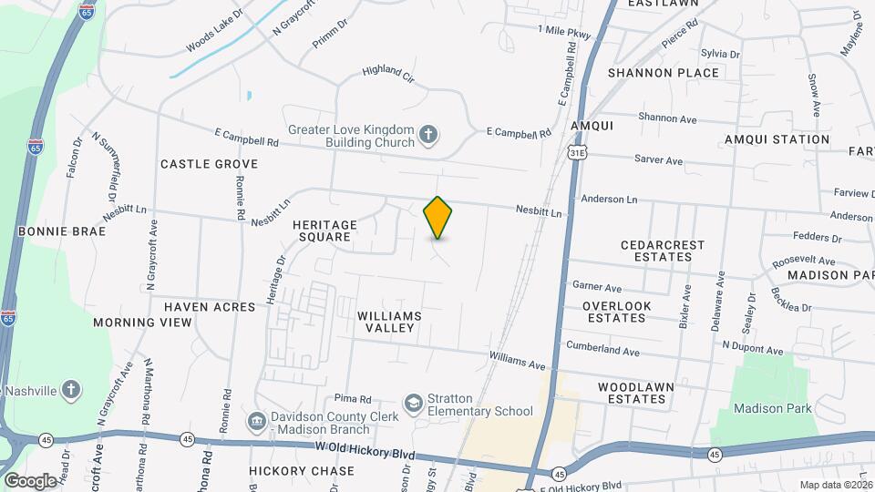 1737 Heritage Glen Dr Mapa y Detalles de la Ubicación