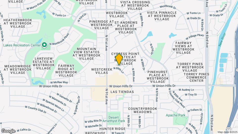 18837 N 89th Ln Mapa y Detalles de la Ubicación