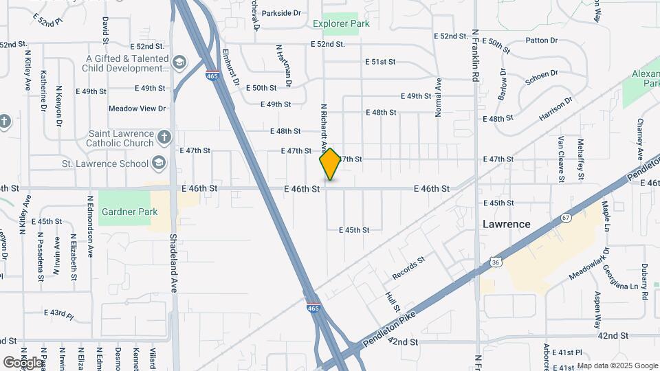 4601 N Richardt Ave Map and Location Details