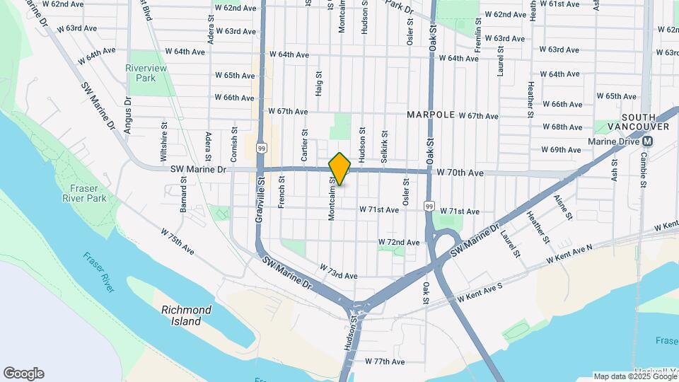 8668 Montcalm St Map and Location Details