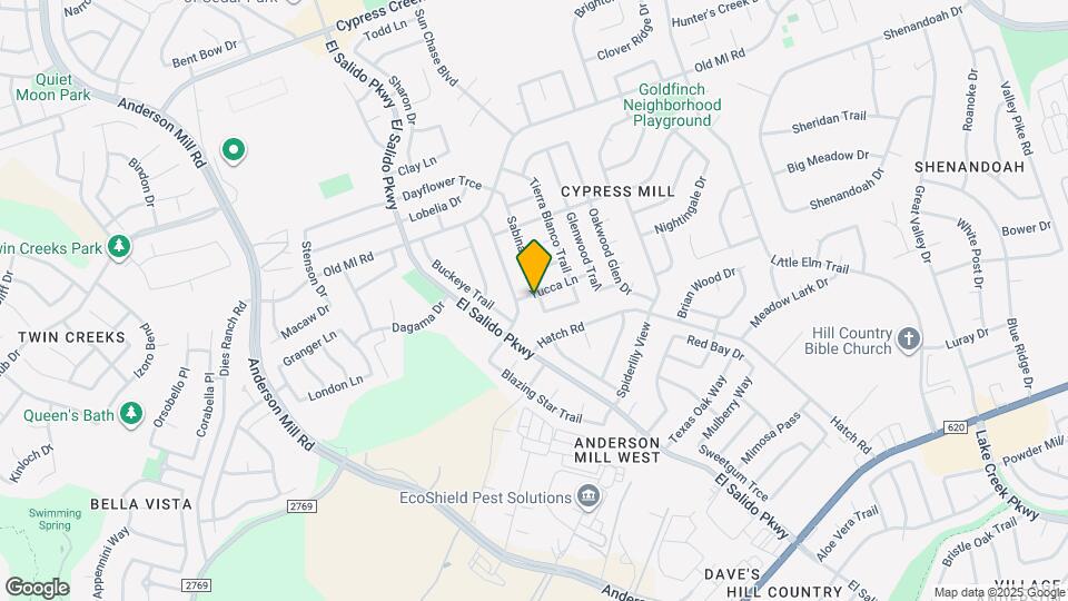 2900 Sabinal Trail Map and Location Details