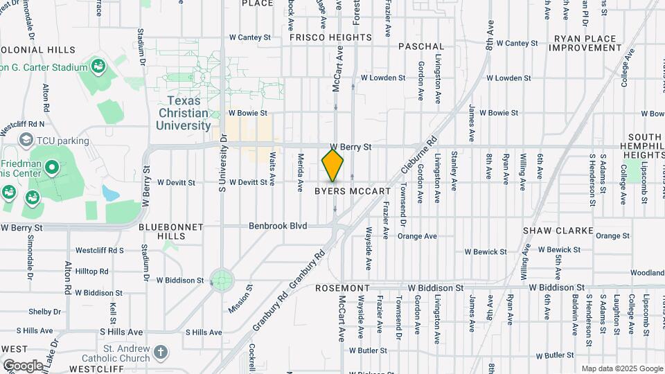 3204 McCart Ave Map and Location Details