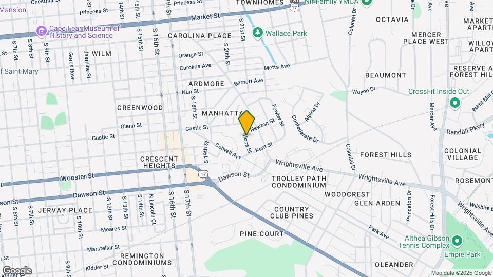 1933 Moss St Mapa y Detalles de la Ubicación