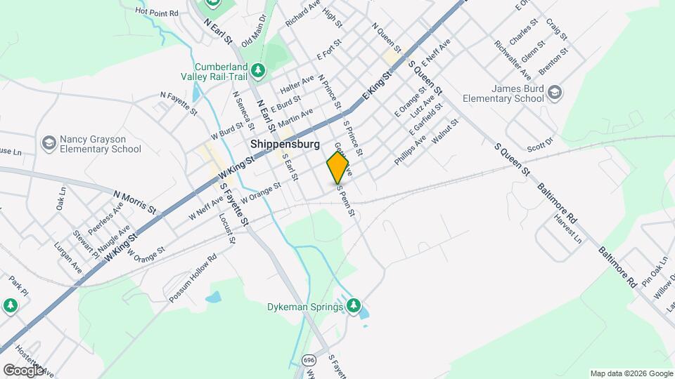 200 S Penn St Map and Location Details